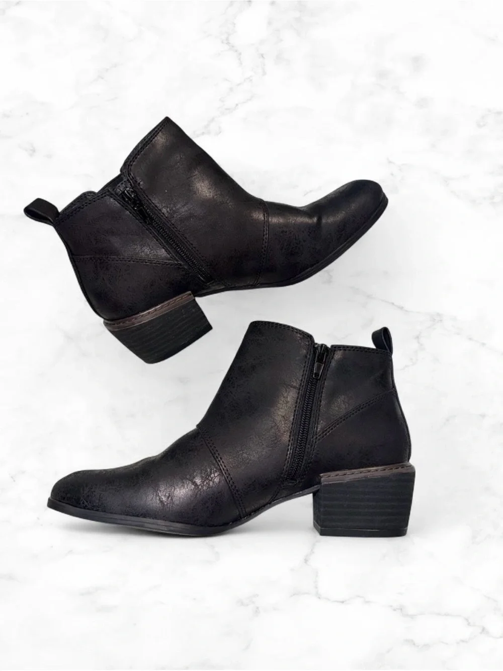 Soul Naturalizer Daylight Black Ankle Booties Women's 8